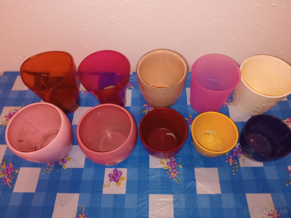 Mix kvetináčov na orichidei - 10 kusov SPOLU - 7