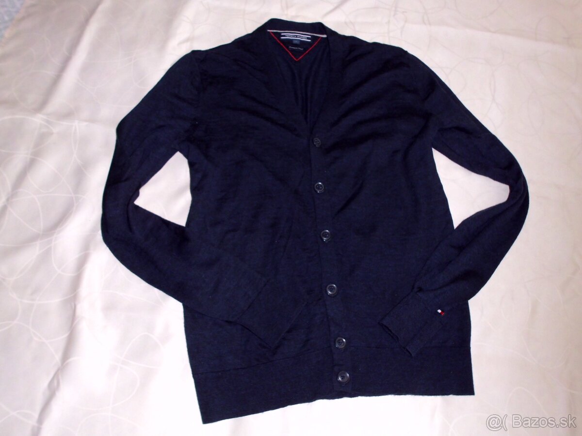 Tommy Hilfiger Premium wool pánsky sveter L - 7