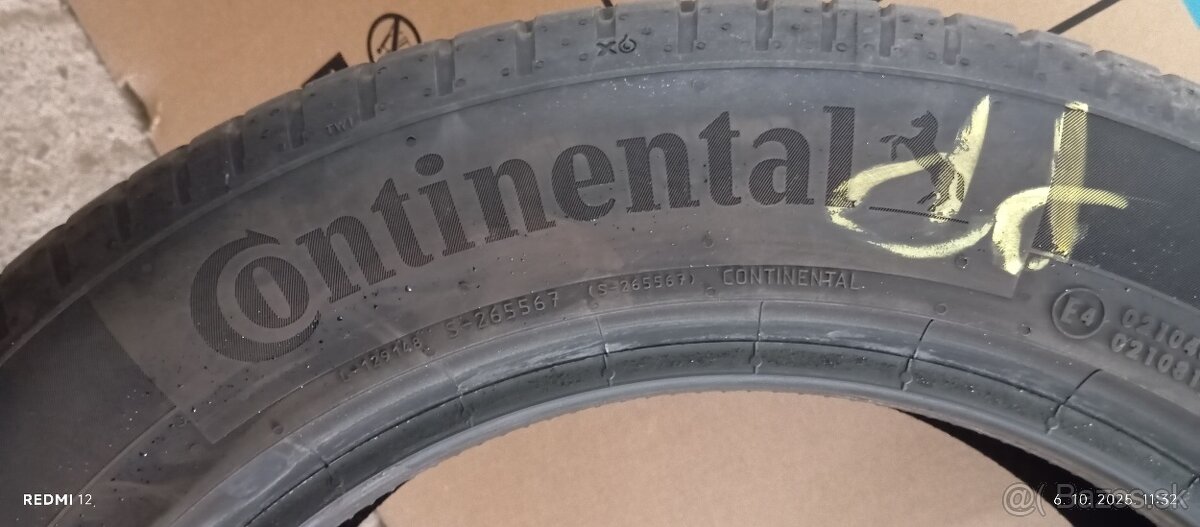 Predám dve letné pneumatiky195x60 R16 Continental - 7