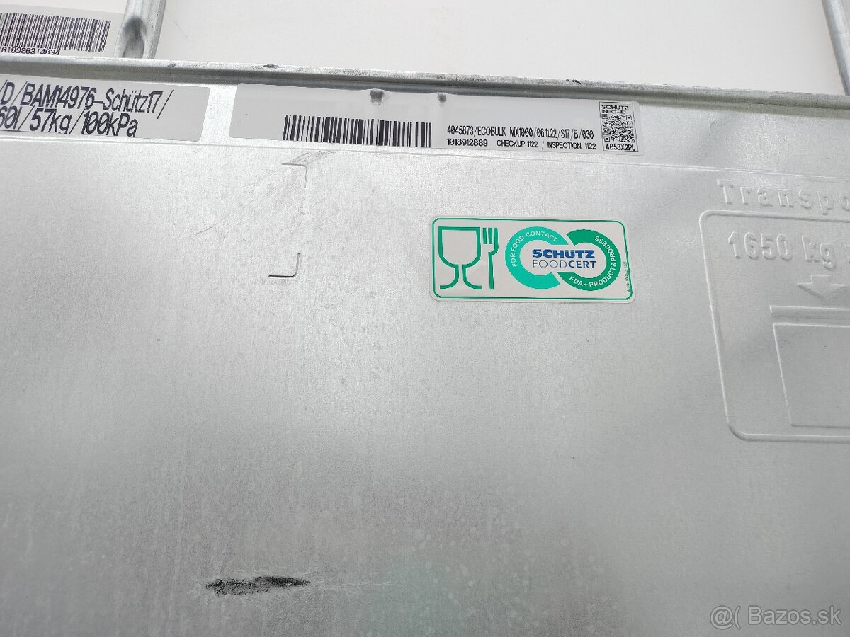 IBC Kontajner 1000l Potravinarsky - 7