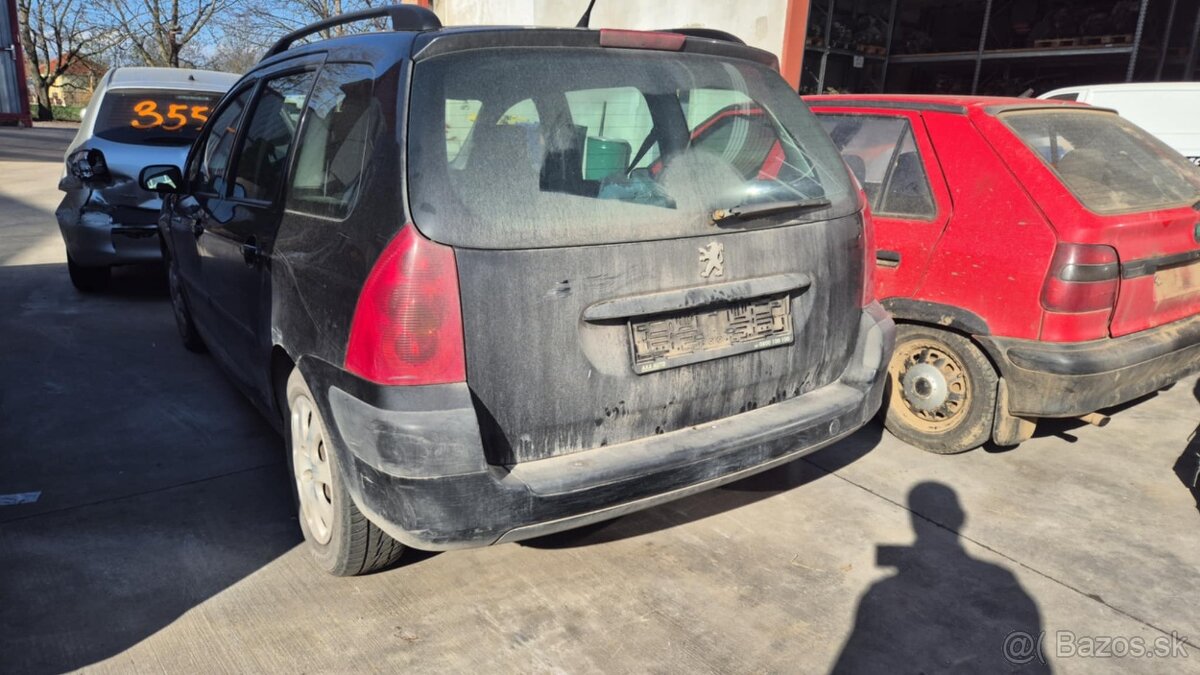 Peugeot 307 1,6HDI 80kw kód motora: 9HZ - 7