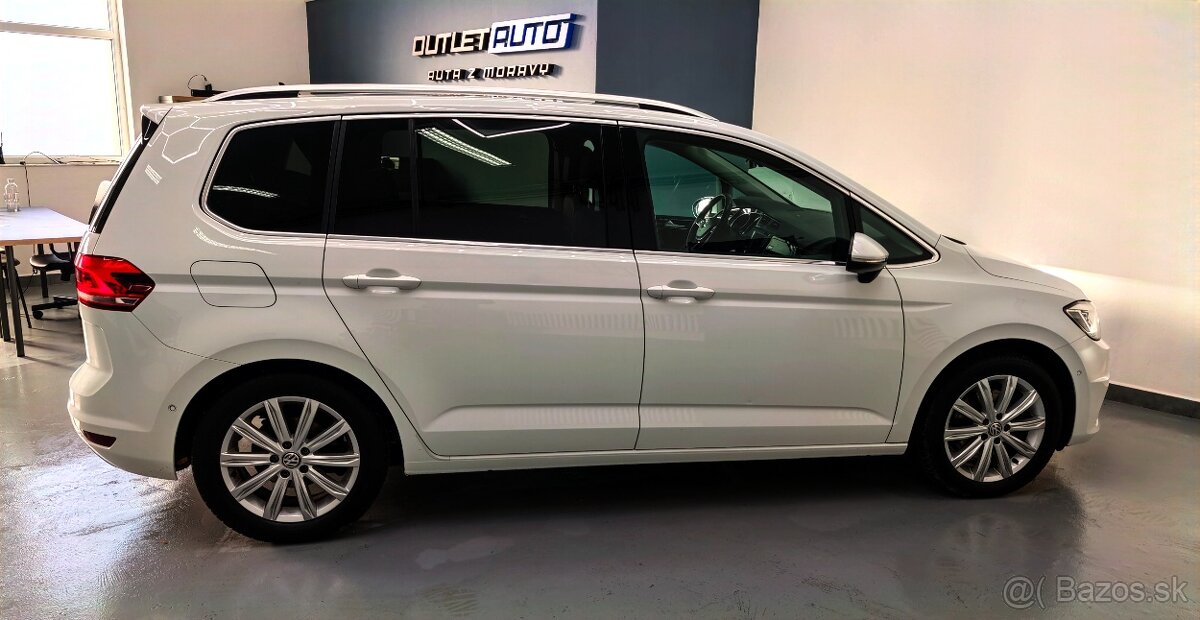 VW TOURAN 1.4 TSI 110KW,DSG,HIGHLINE,TAŽNE, 7.MÍST, LED, ACC - 7
