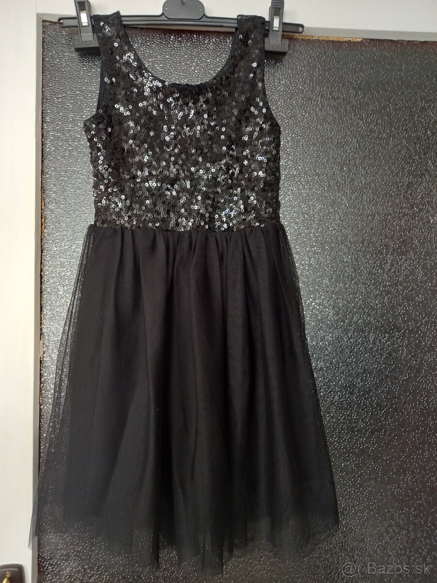 Dievčenské slávnostné šaty H&M veľ. 140 s bundičkou - 7
