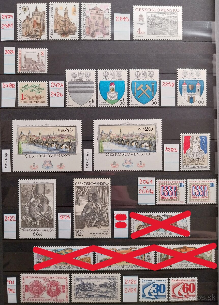 Známky ČESKOSLOVENSKO – 2 - 7