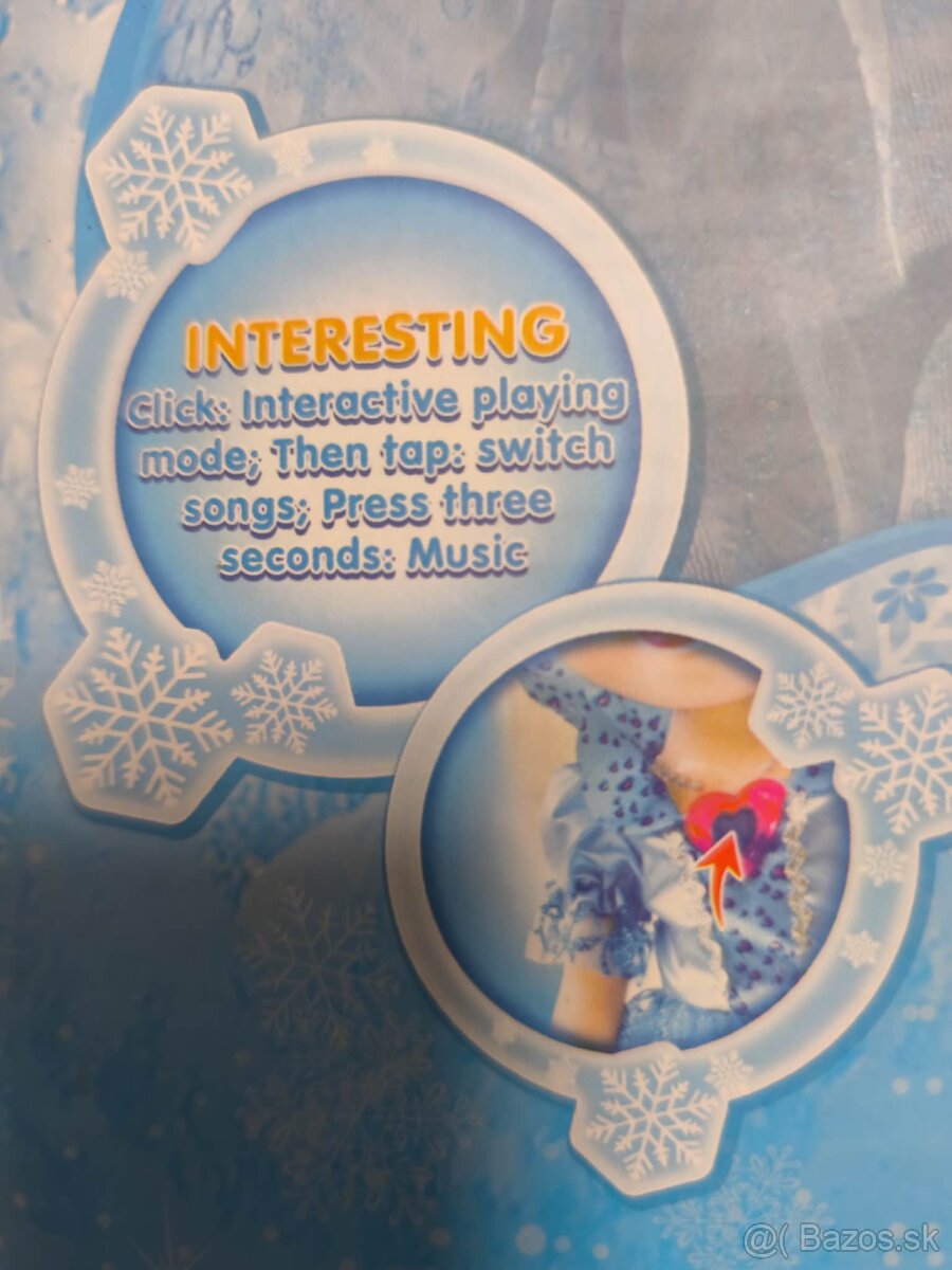 Bábika Anna a Elsa vysoká 36 cm spieva a svieti - 7