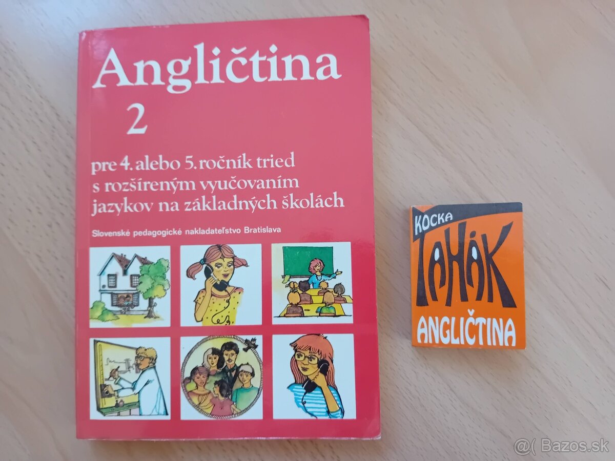 Učebnice angličtiny a nemčiny, slovenská gramatika, slovníky - 7