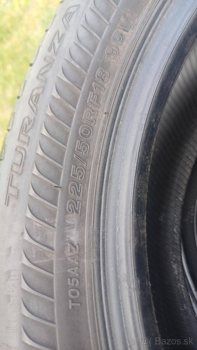 225/50 r18 letné pneumatiky ,Bridgestone (RFT) - 7