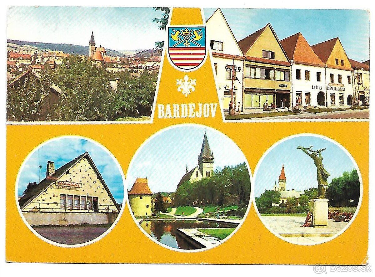 Bardejov (1-10) - vf, prejdené poštou - 7