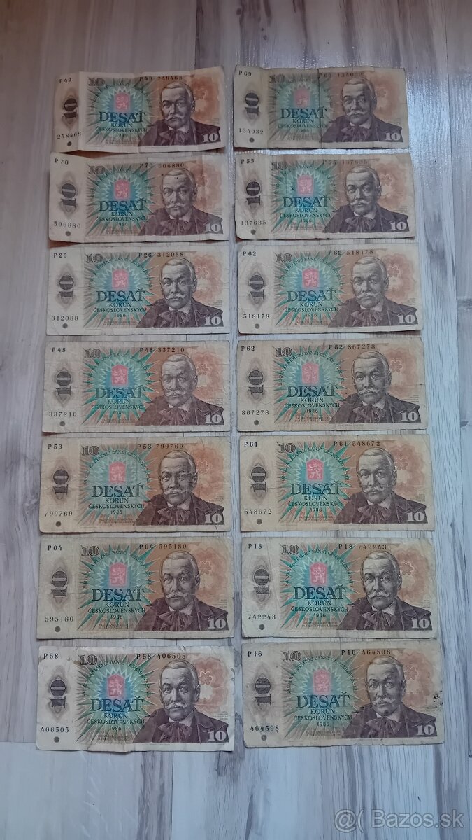 Slovenské a československé bankovky - 7