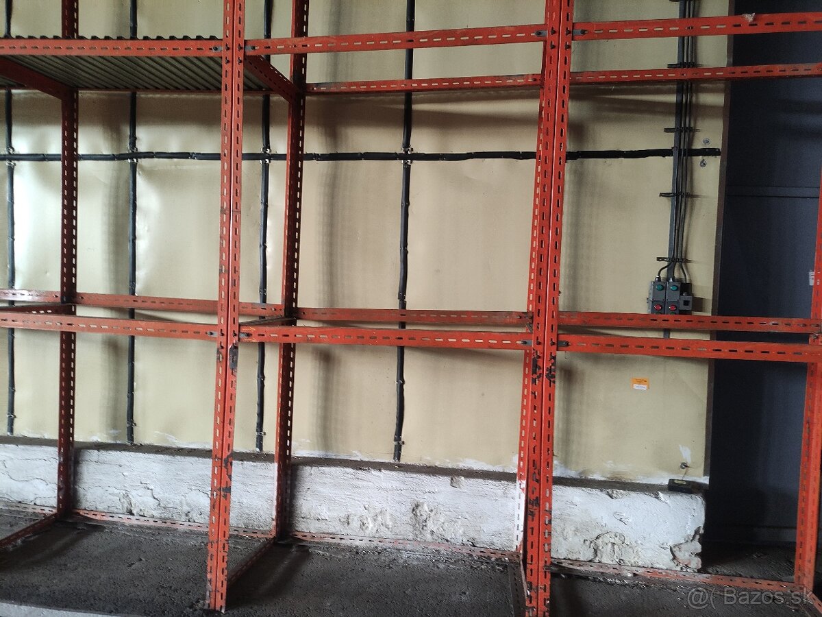 Predám pevné paletové regály - 7