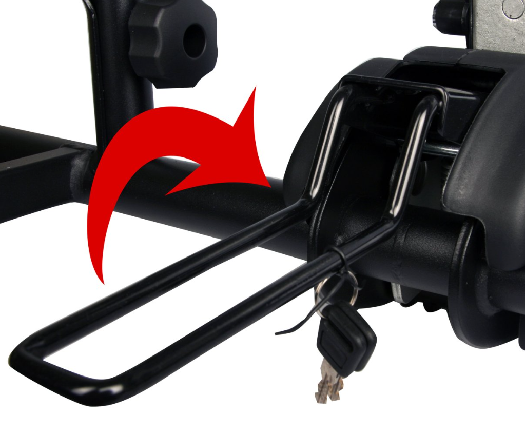 Nosič bicyklov na ťažné zariadenie pre 4 bicykle - 7