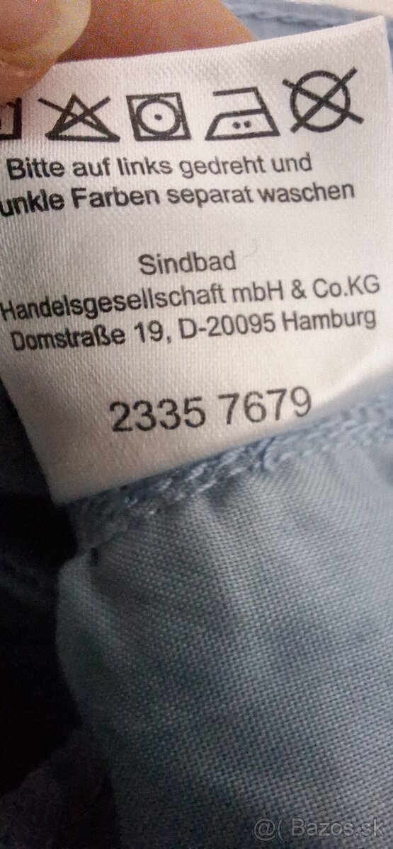 Dámske modrosive dzinsy - 7