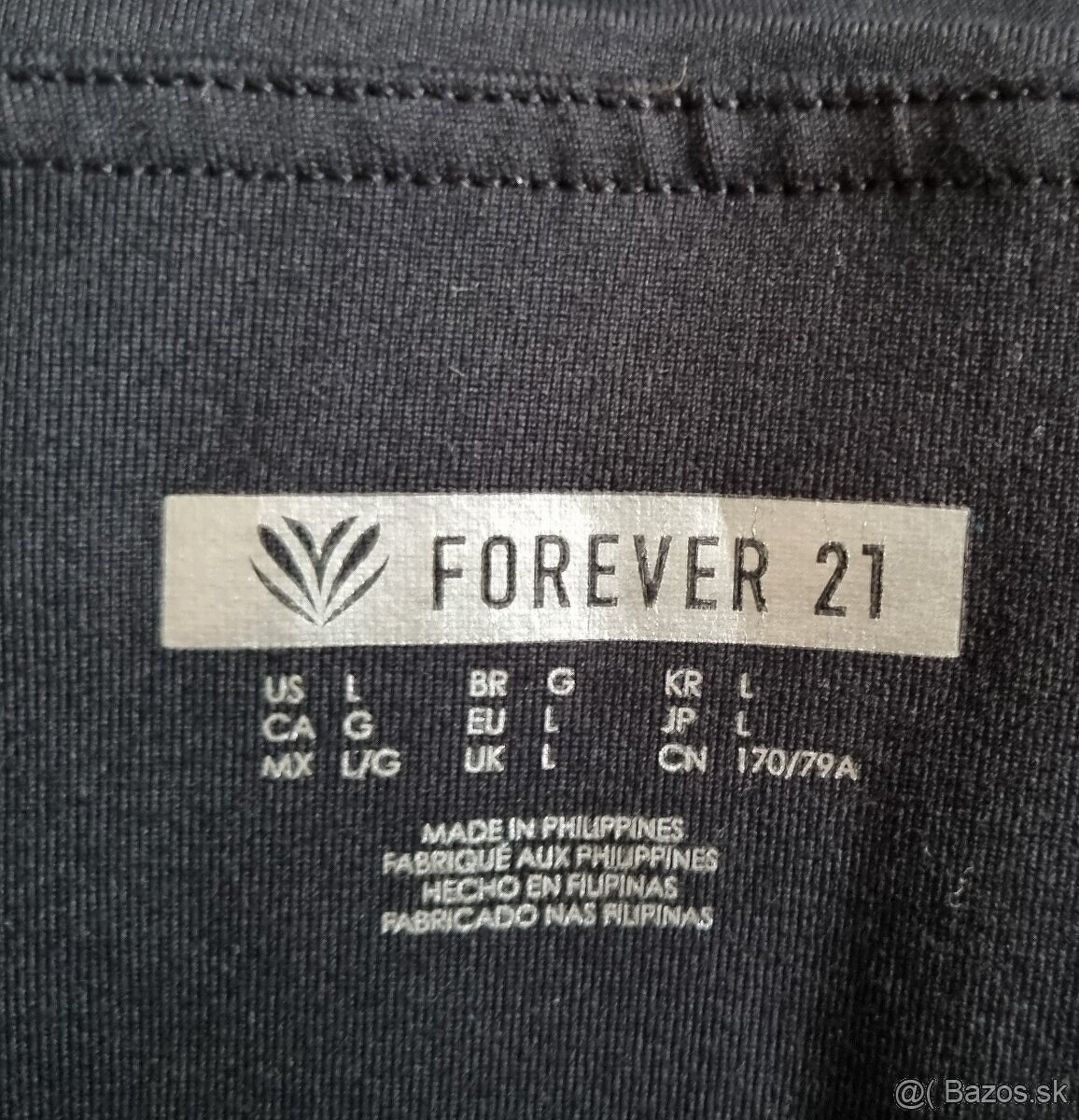 Dámske športové čierne ¾ legíny (Forever 21) - 7
