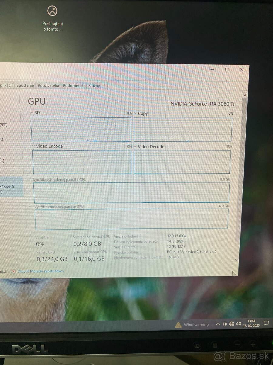 Ryzen 7 5700X3D / RTX 3060ti / 32GB RAM - 7