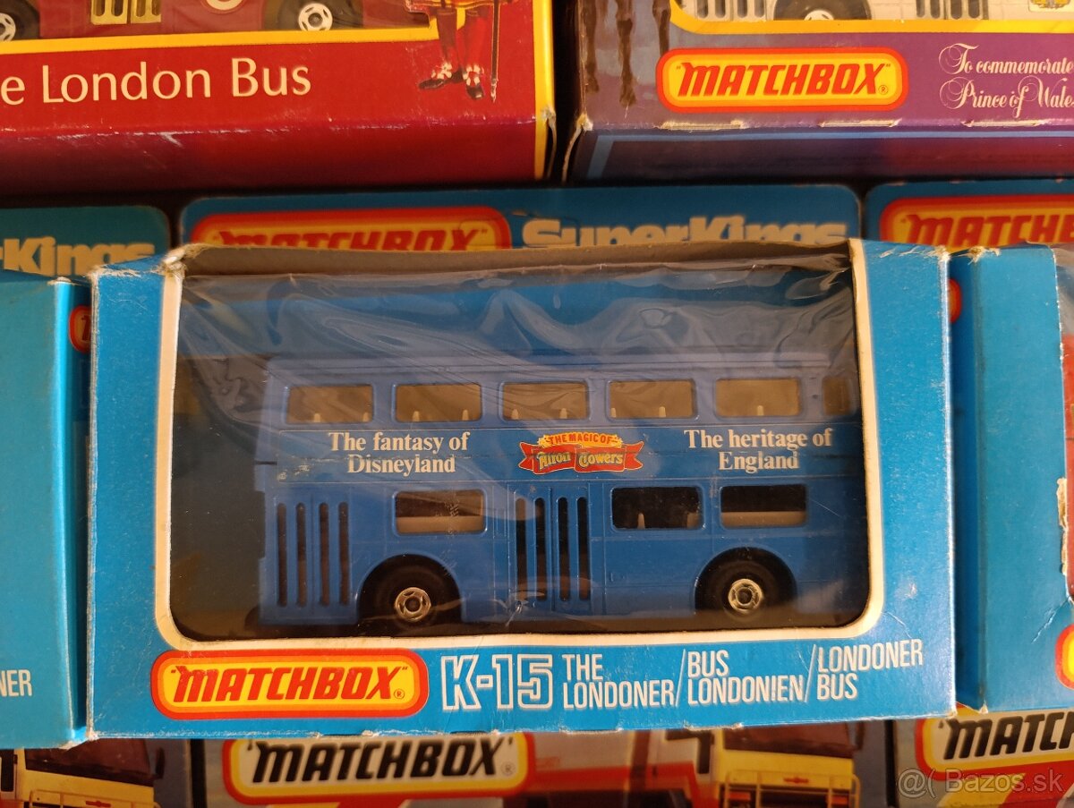 Matchbox SuperKings K-15 London Bus - 11ks RARITA. - 7