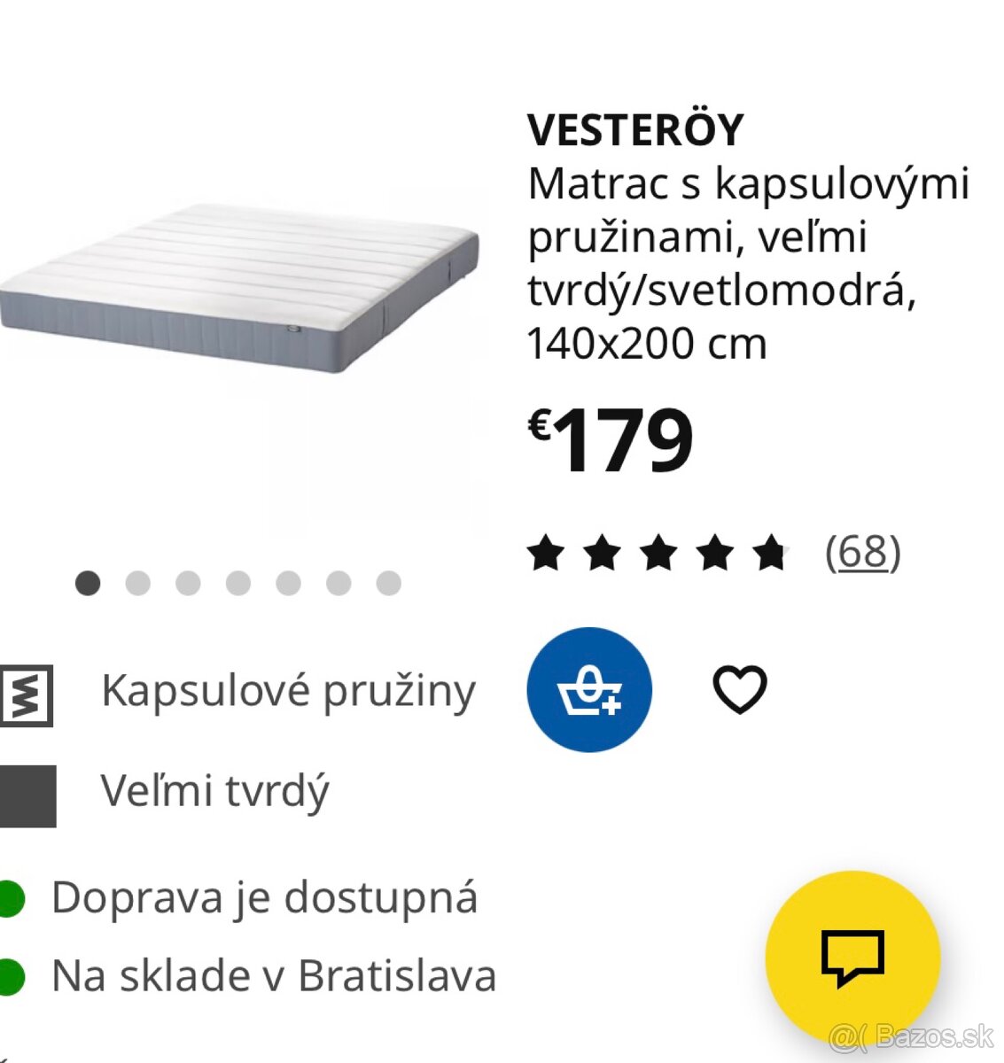 Postel 140x200 IKEA - 7