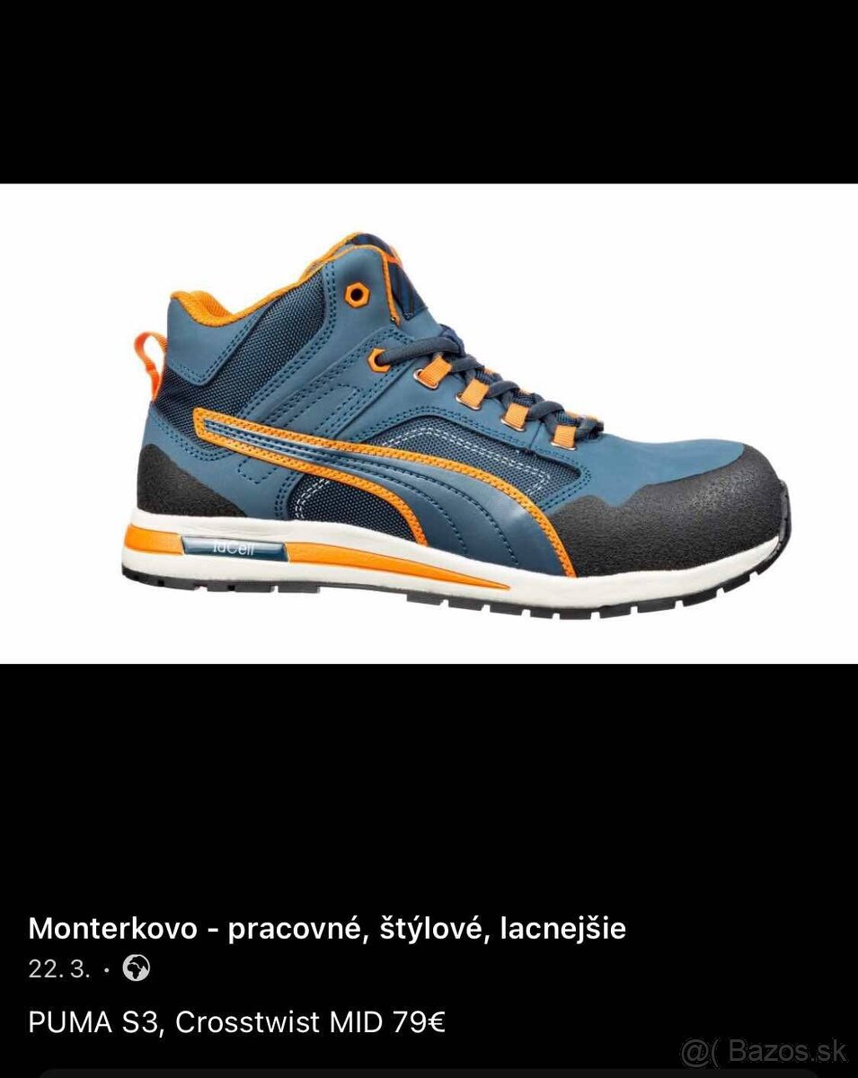 Pracovné topánky PUMA S3, AIRTWIST LOW antistatické (ESD) - 7