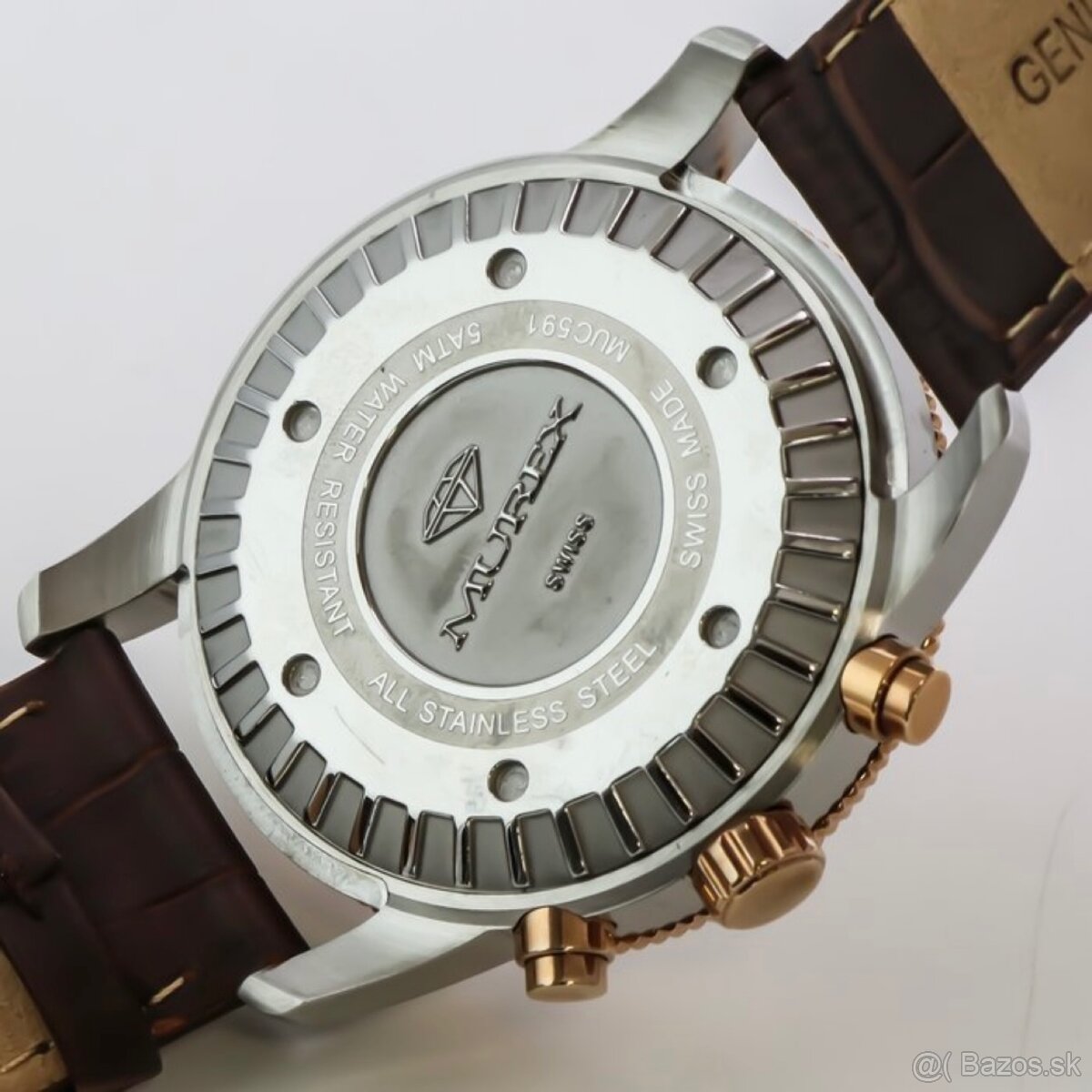Elegantné pánske hodinky Murex Swiss Made – nové - 7