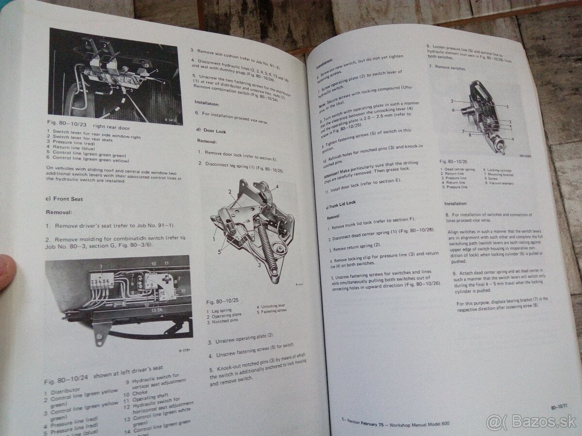 Mercedes ML320 a W100 - Typ600 - dielenská príručka. - 7