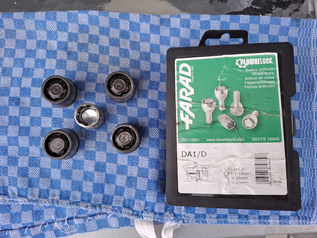 Bezpecnostne matice M12x1,5 - 7