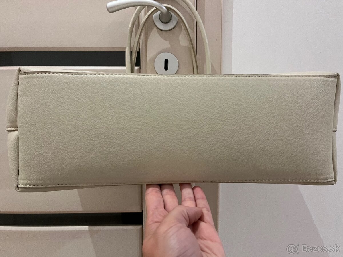 Kabelka na notebook beige - 7