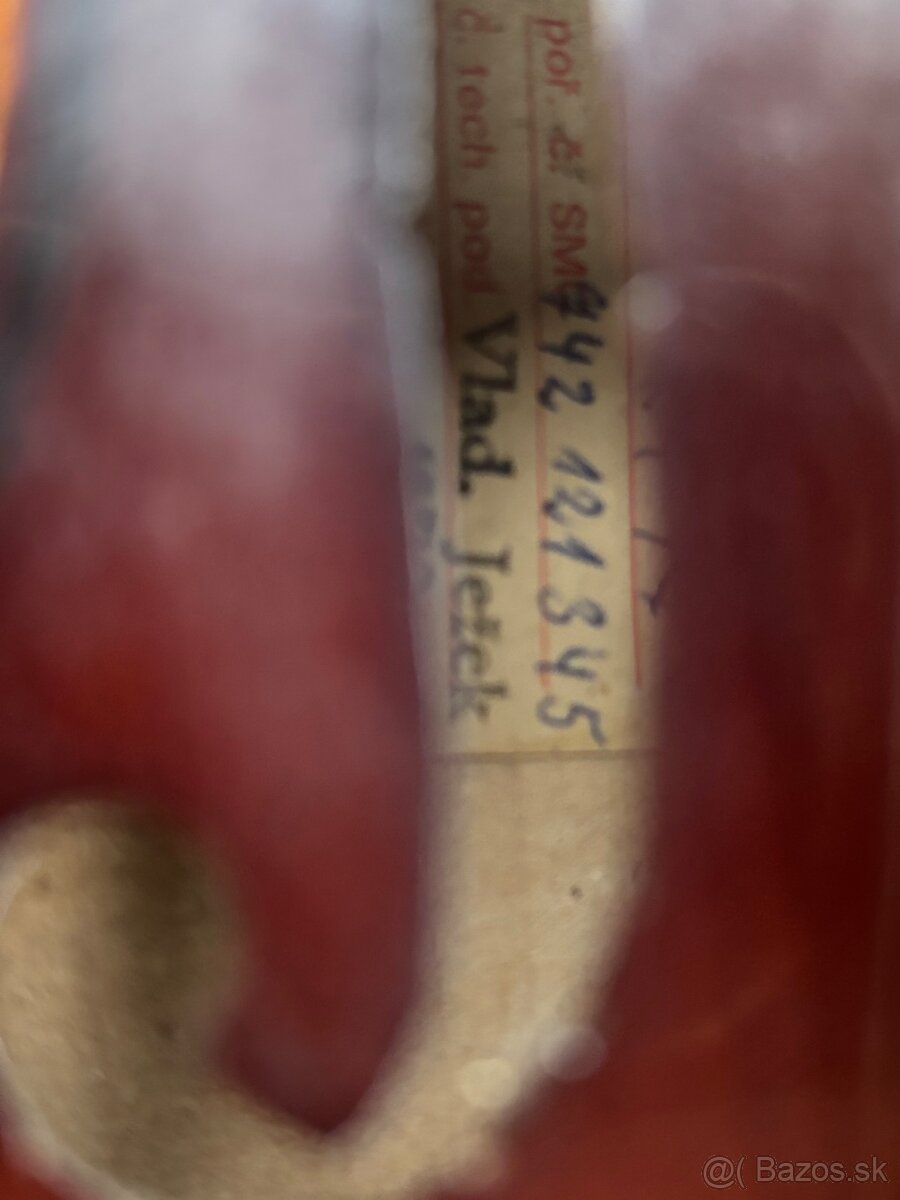 Predam husle 1/4 detske komplet ustrojene + slák - 7