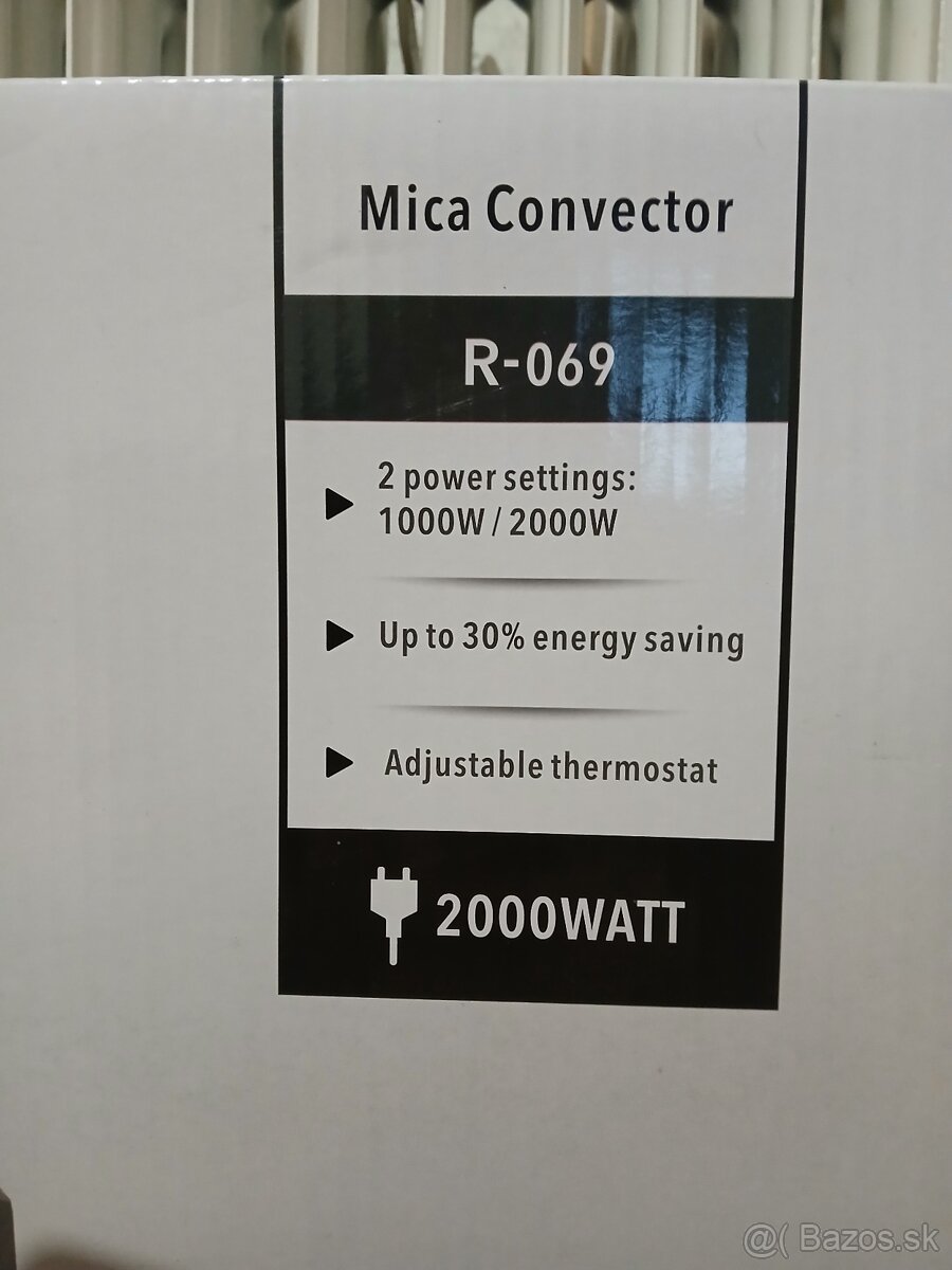 Elektricky ohrievač/convector - Rohnson 1000-2000W - 7