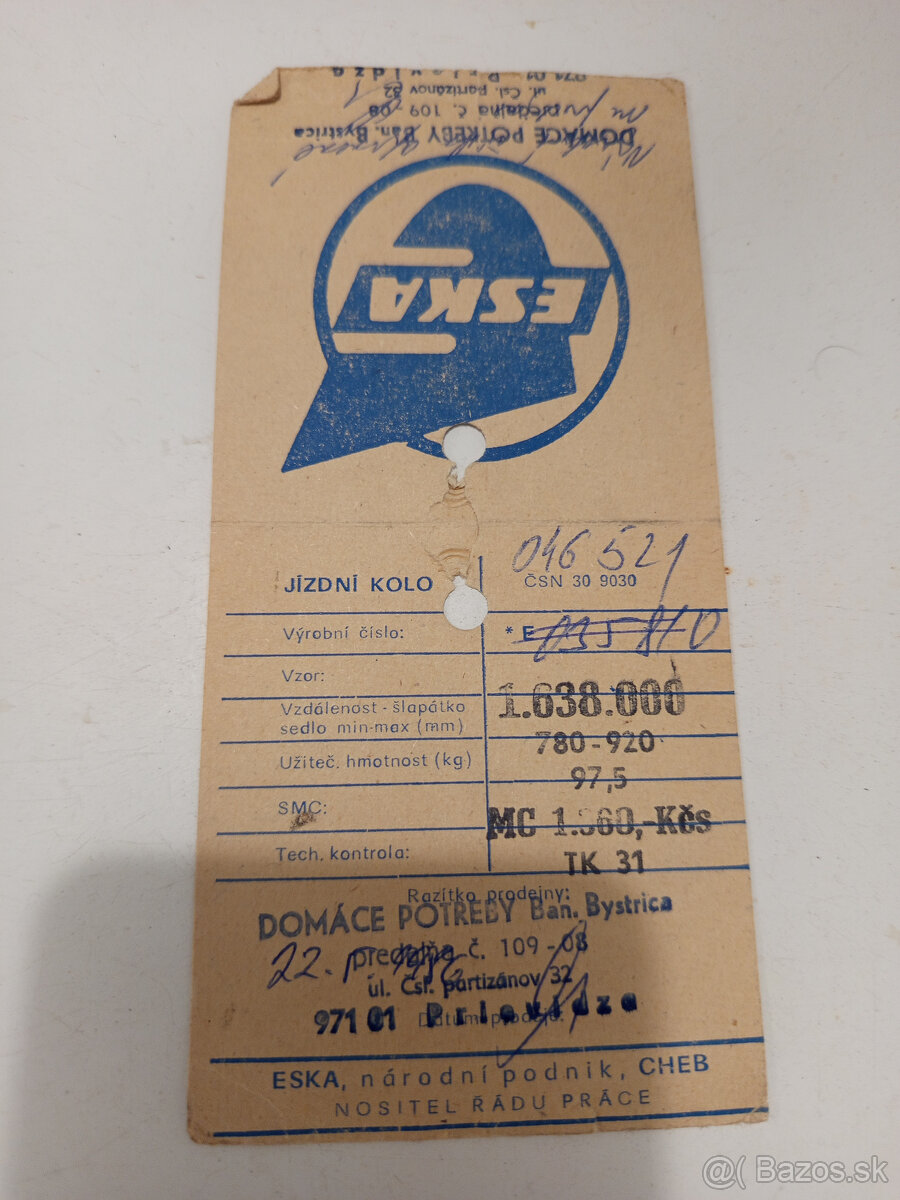predám manuál na bicykel ESKA - 7