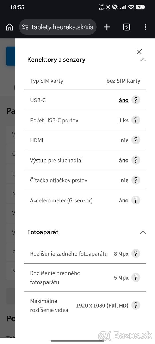 Predám tablet Redmi pád se - 7