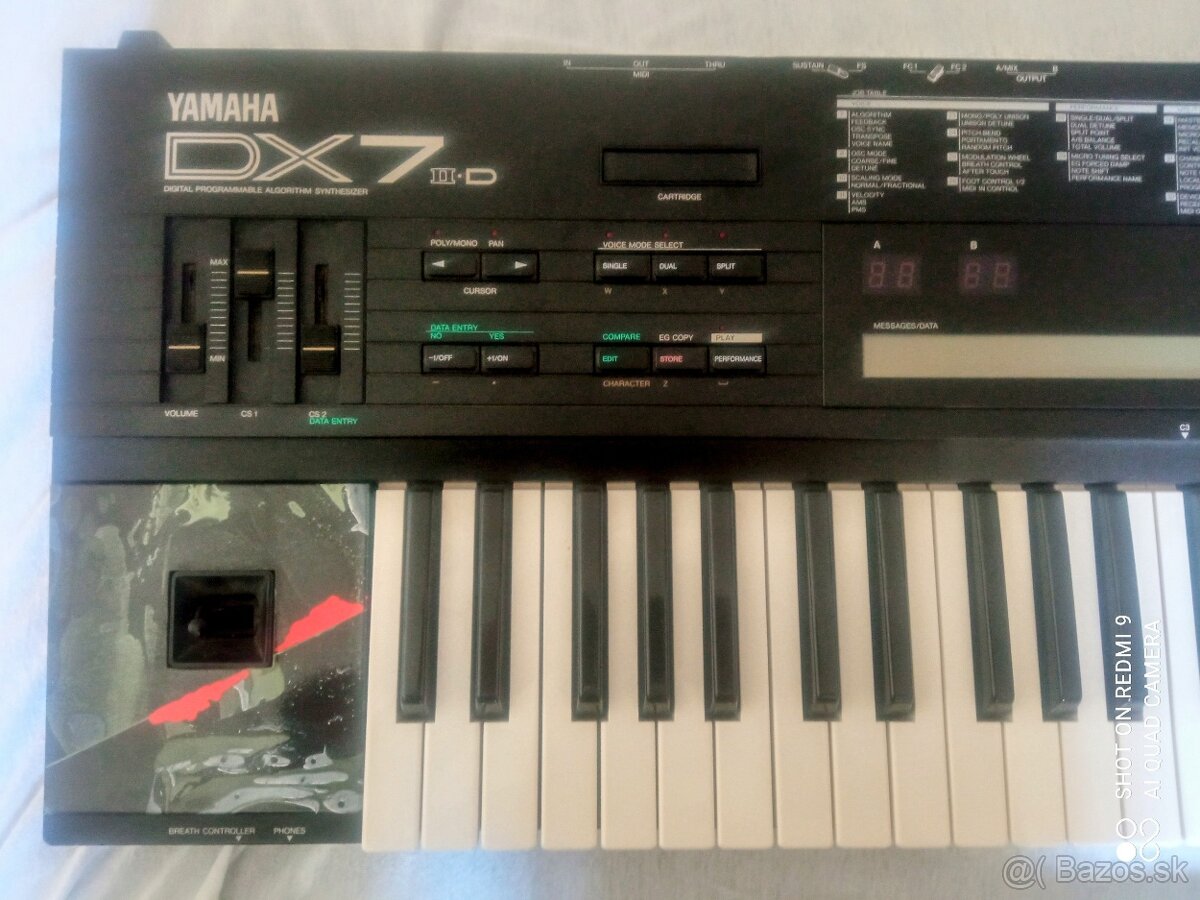 Predám Yamaha dx7 II d + karta - 7