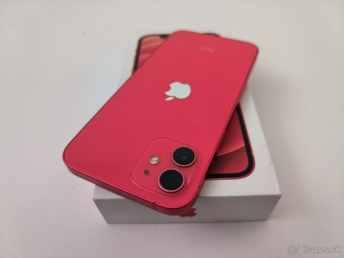 apple iphone 12 mini 64gb Red / Batéria 100% - 7