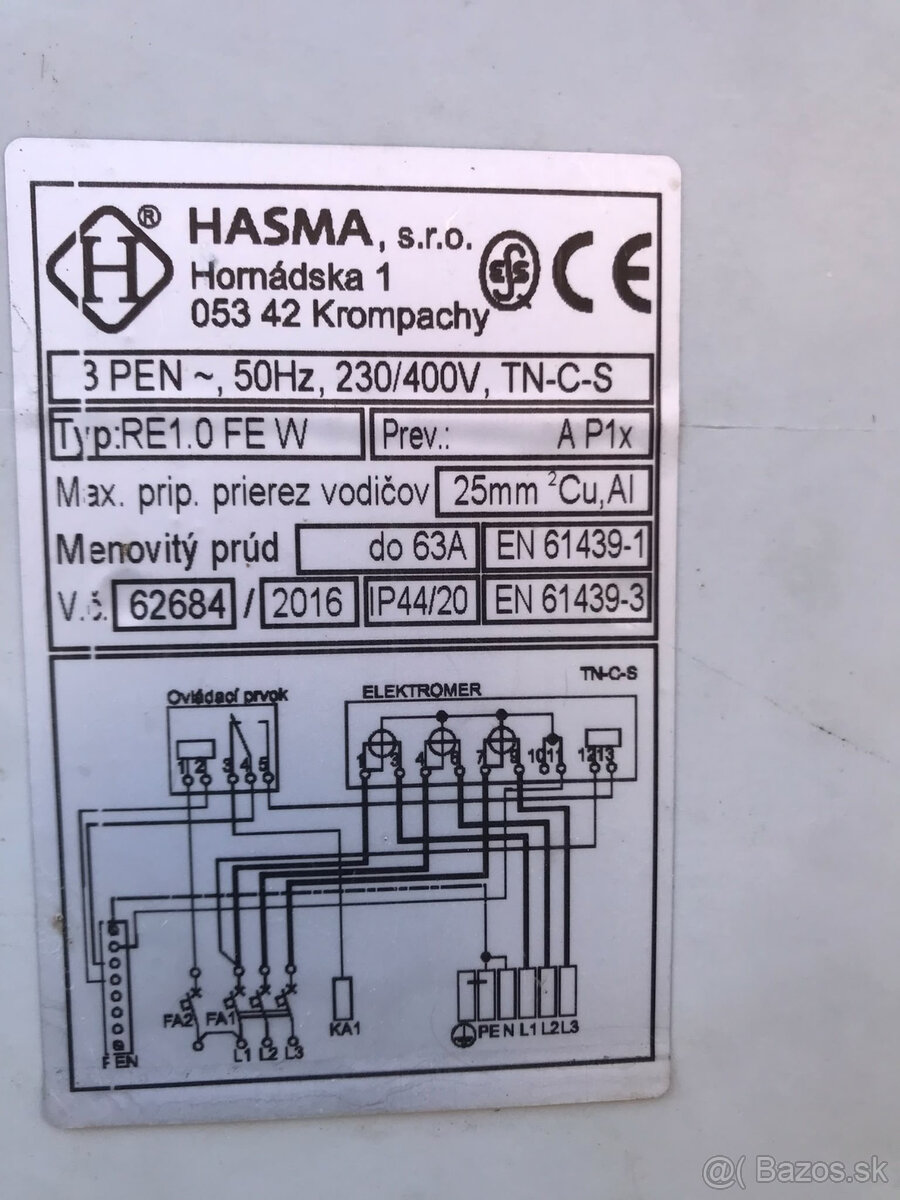 Predám elektrickú rozvodnú skriňu - 7