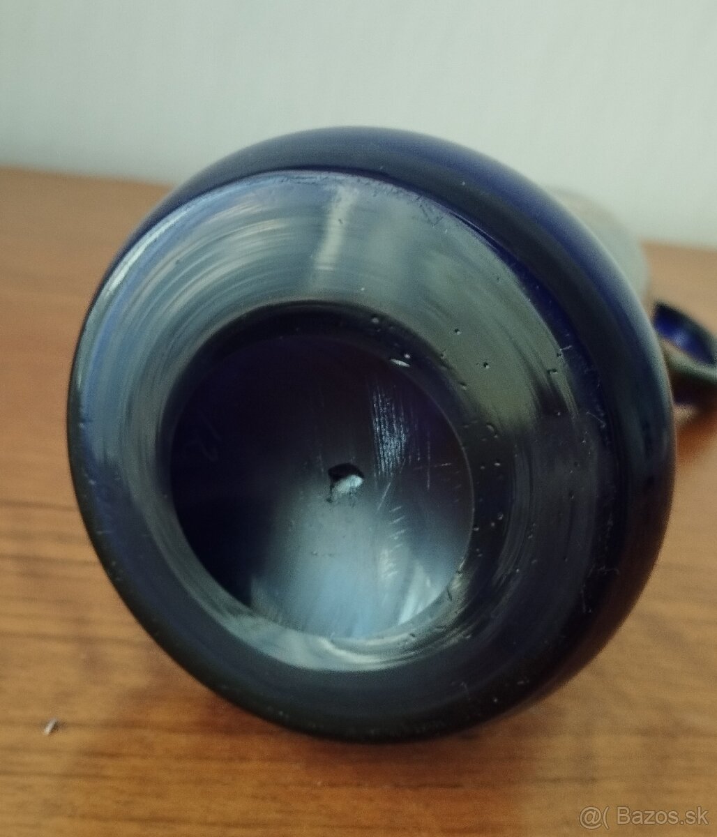 Starožitný sklenený džbán - karafa - 7