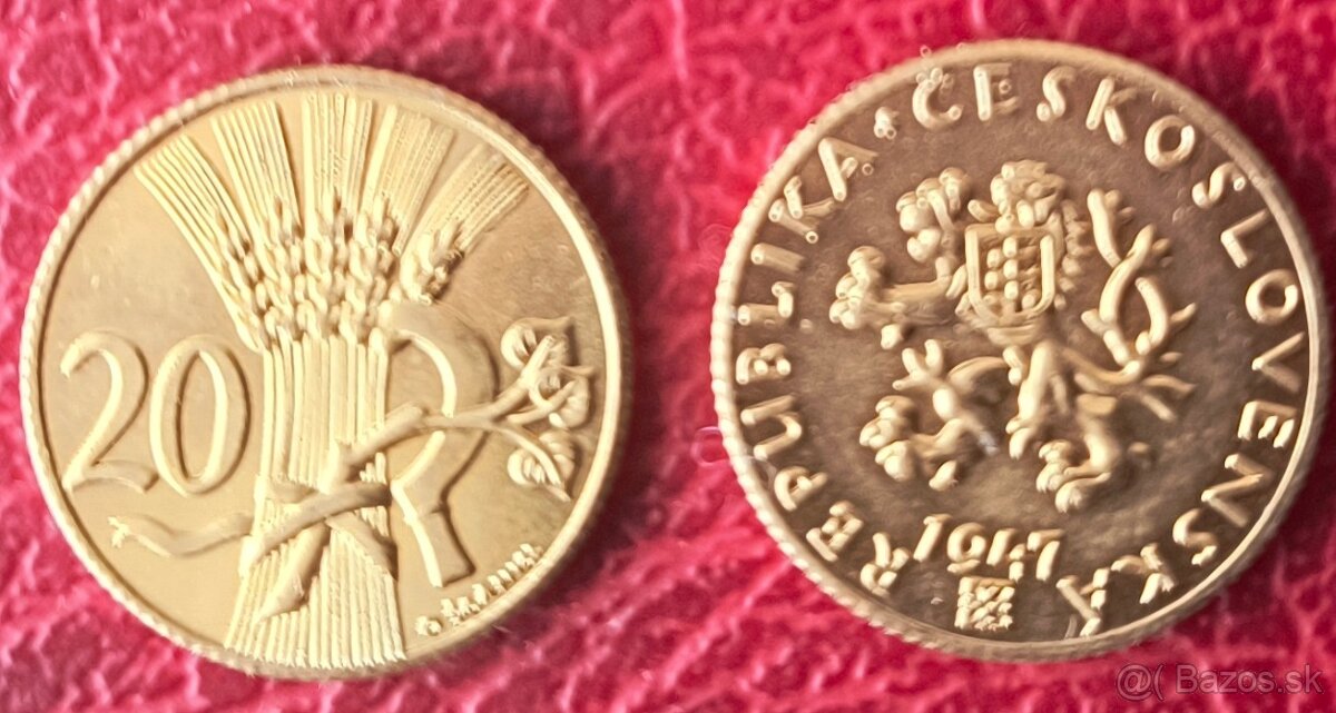 NAJVZÁCNEJŠIE ČESKOSLOVENSKÉ MINCE REPLIKY - 7