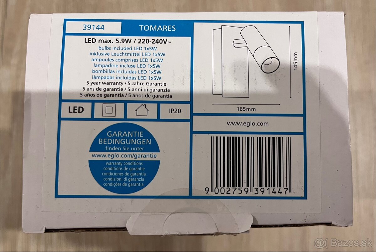 Bodové svietidlo TOMARES EGLO - AKO NOVÉ - 7