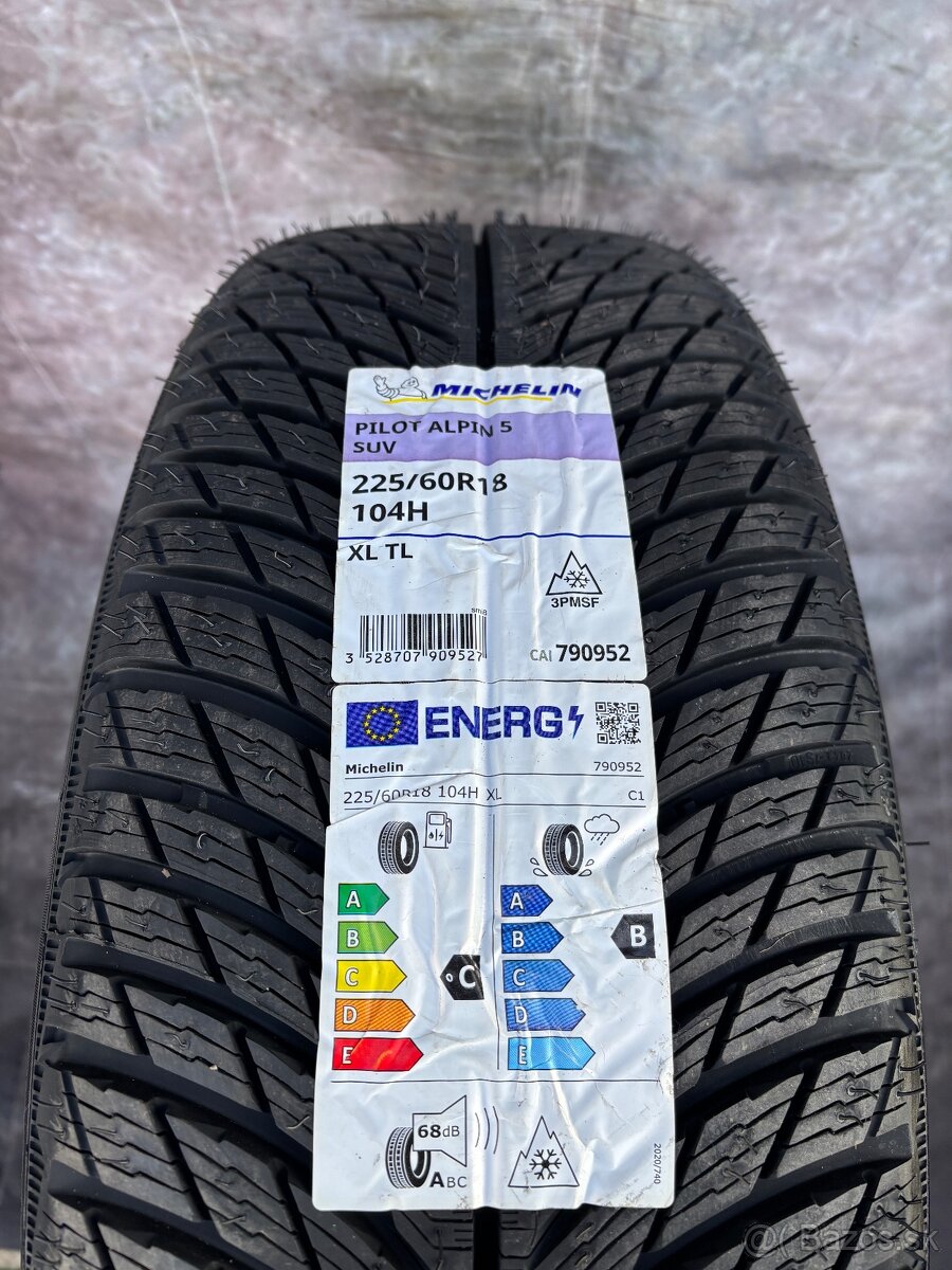 Originální Alu kola Ford Kuga 225/60/18 100%STAV - 7