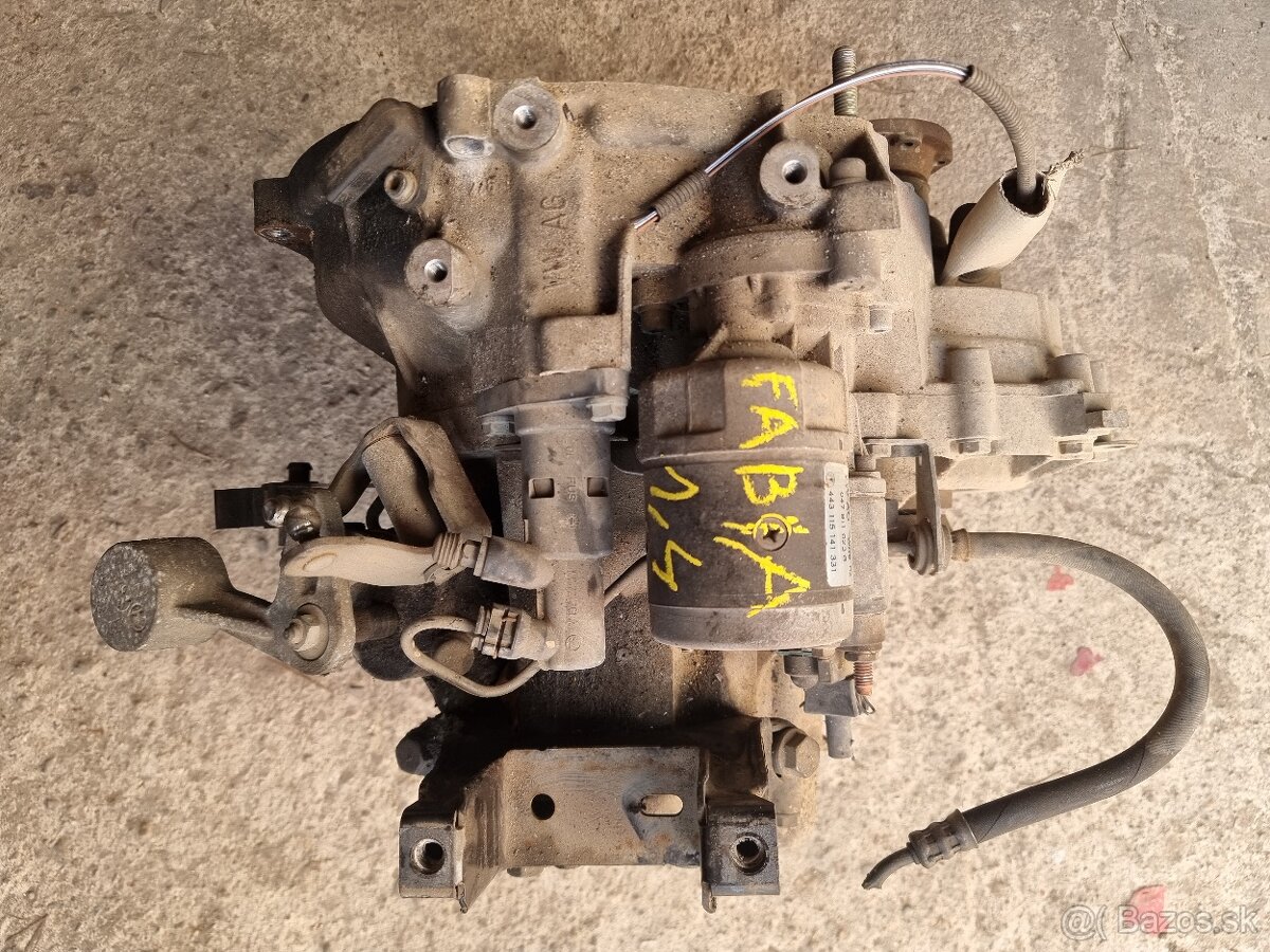 škoda fabia-prevodovka 1,4 MPi 44 KW kod AZF - 7