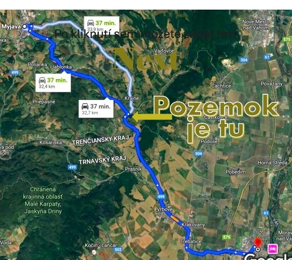 Stavebný pozemok 3 659 m2 Myjava Krajné - 7