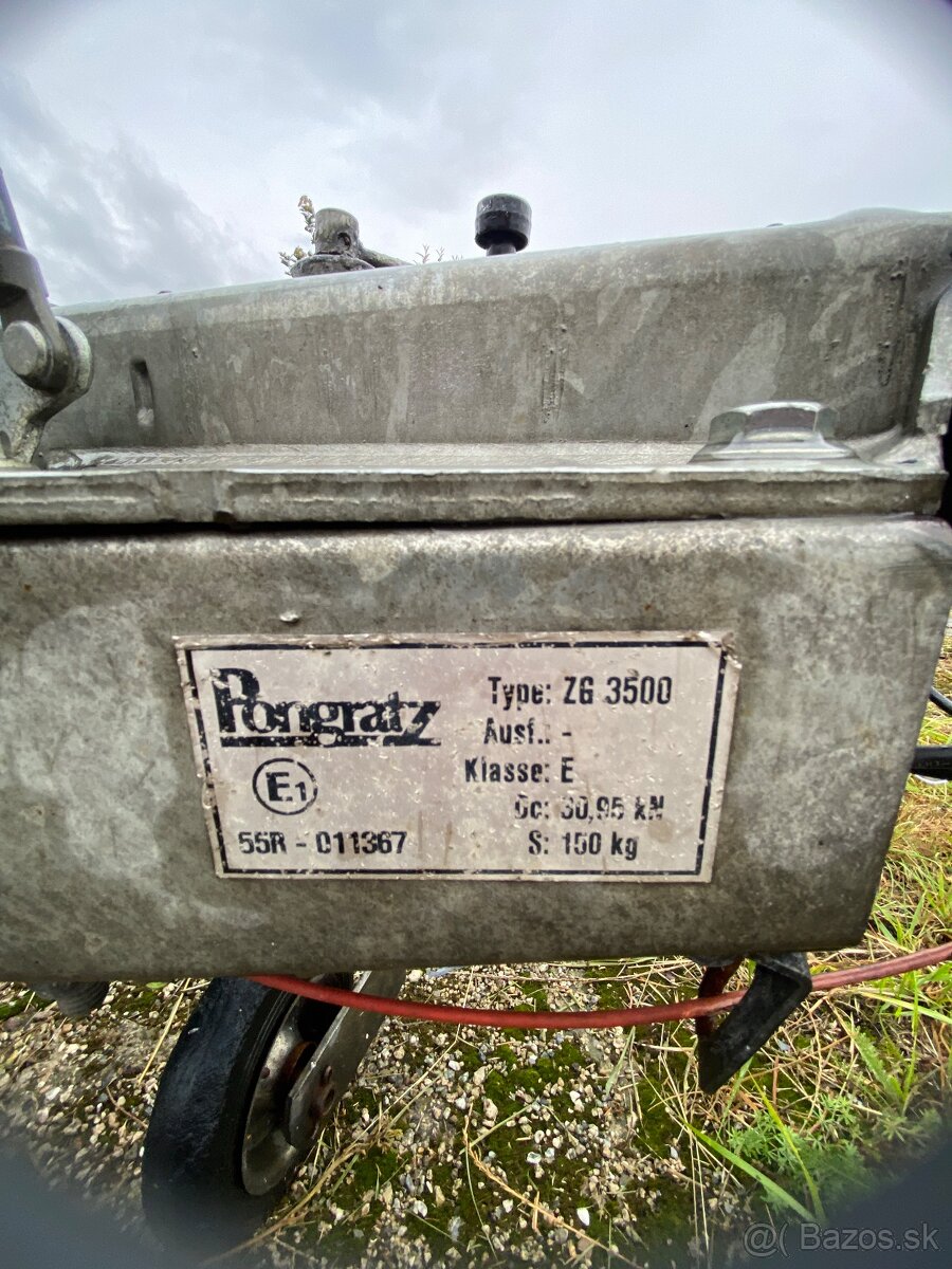 Autoprepravník Pongratz sklopný 2021 3000kg - 7