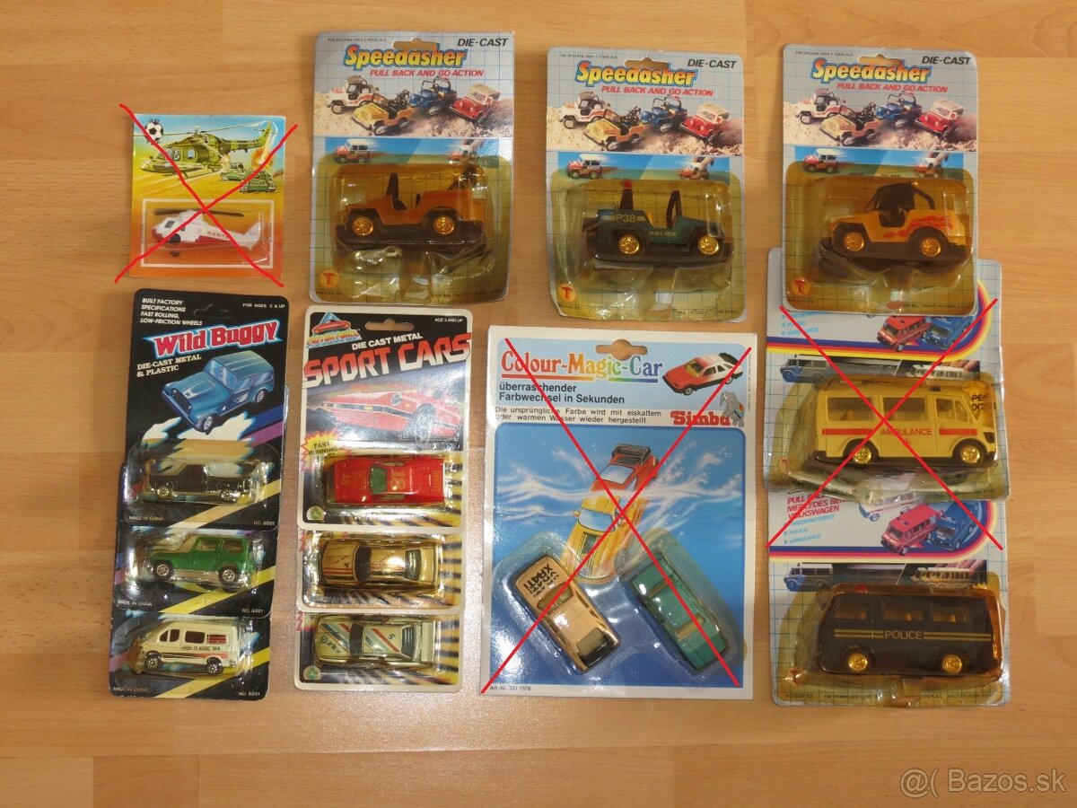 Autíčka staré modely angličáky 80. léta. - 7