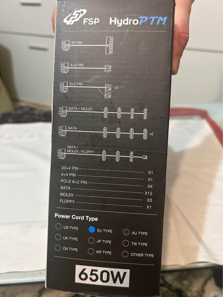 Napájací zdroj FSP Hydro PTM 650W - 7