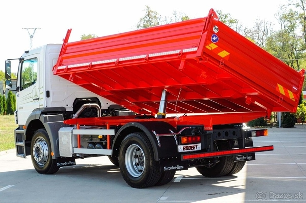 MERCEDES AXOR 1824 TROJSTRANNÝ S3 SKLÁPAČ / VYKLÁPAČ EURO-4 - 7