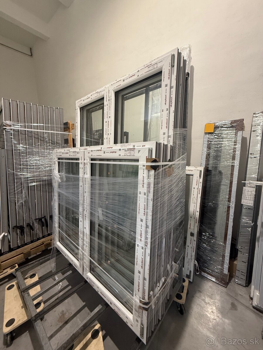 Plastové okná zlatý dub/biela, nové - 7