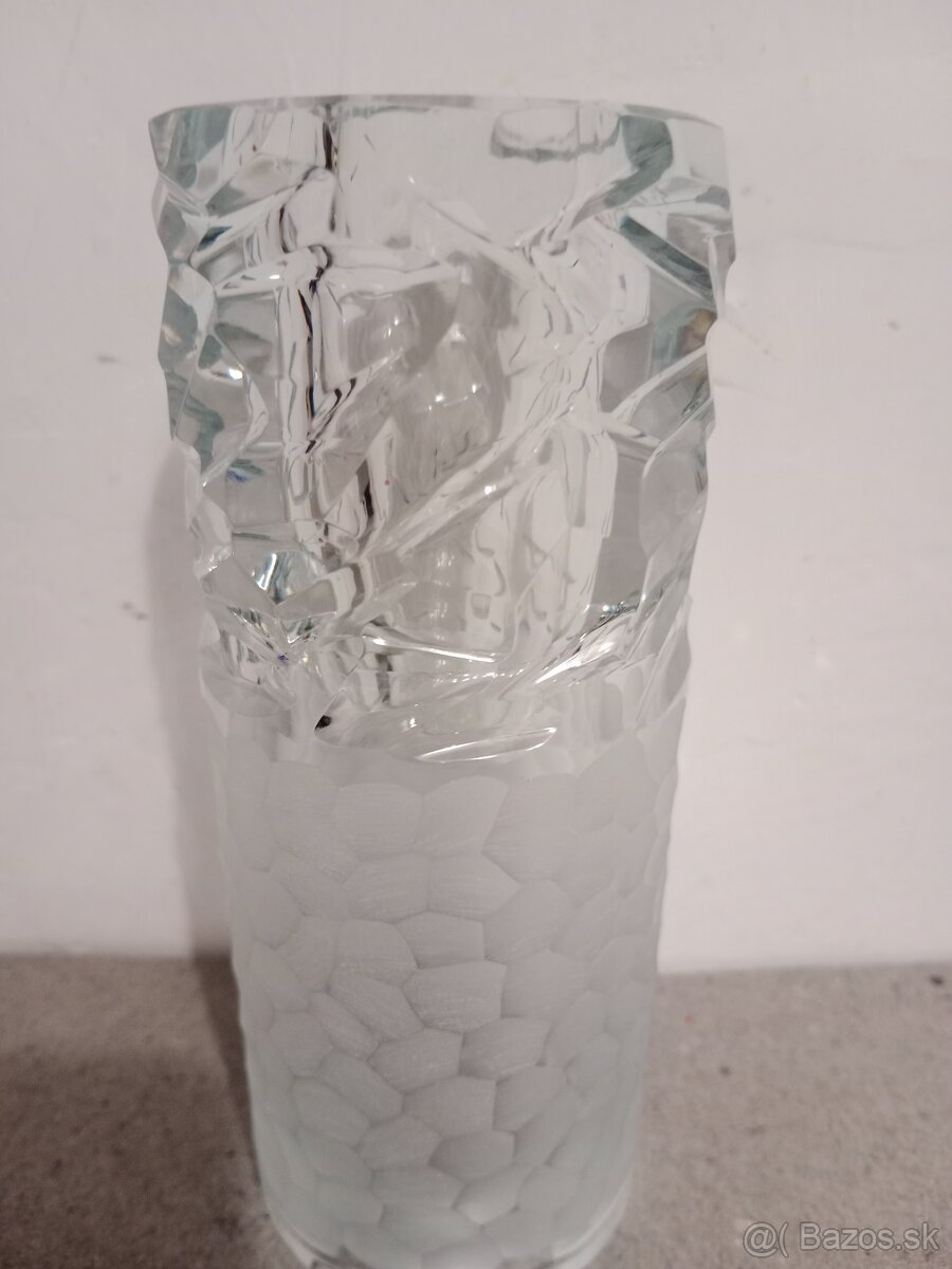 Křišťál broušený, vázička, svíčka - 7