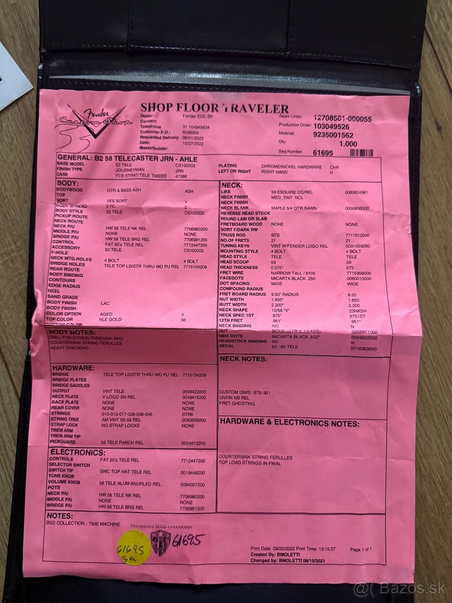 Fender Telecaster Custom Shop 58 Journeyman - 7