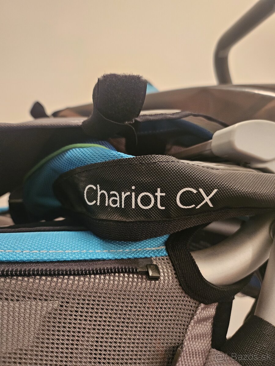 Thule Chariot CX1 vozík Blue + bike set - 7