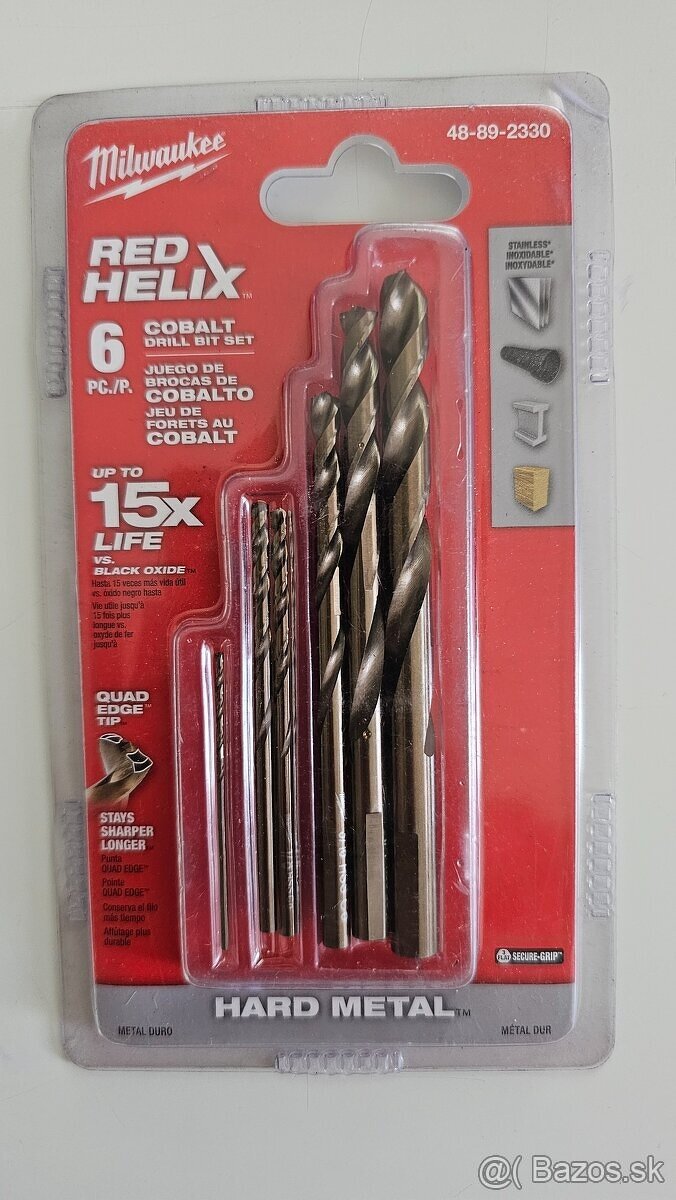 Sety bitov a vrtáky Milwaukee - 7