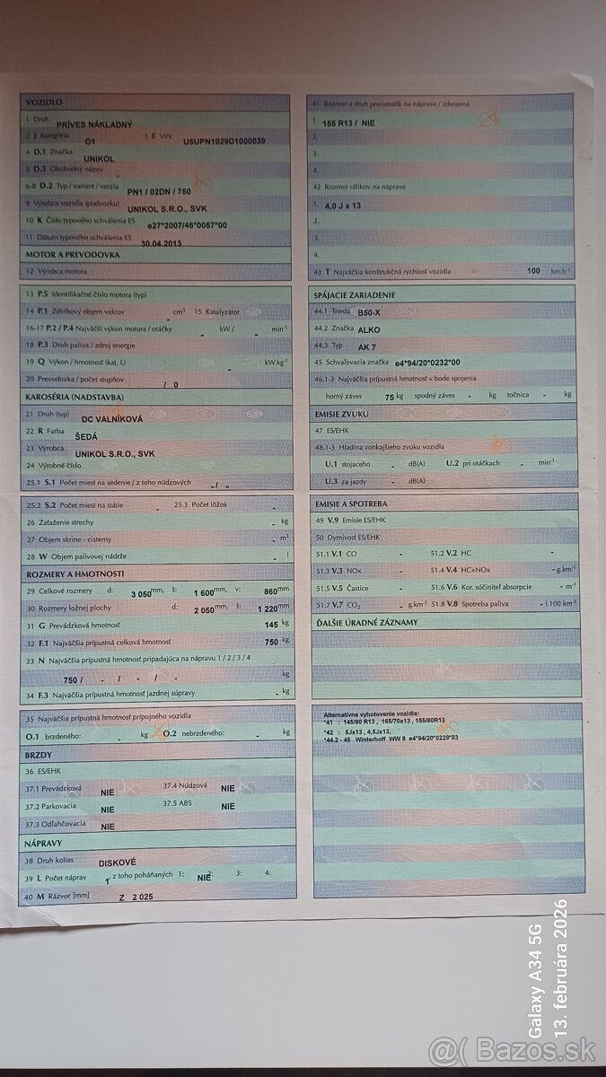 Prívesny vozík - 7