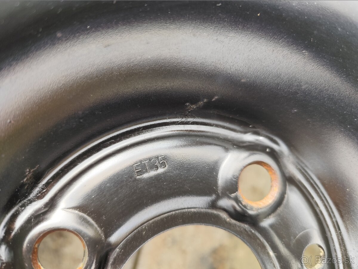 4x98 r14 plechové disky Fiat 500, Panda, Punto, Doblo - 7