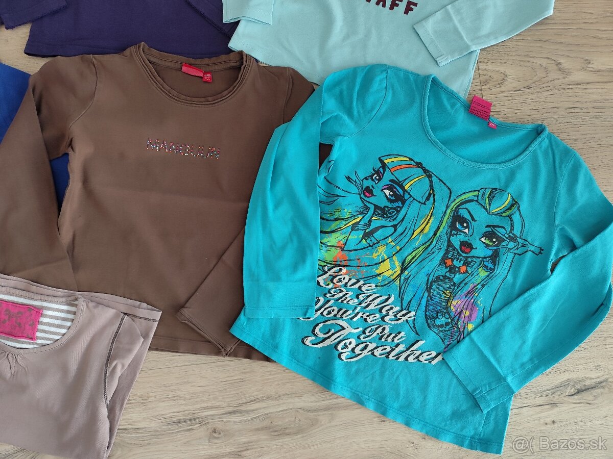 Balík tričiek s dlhým rukávom veľ. 122 - 7